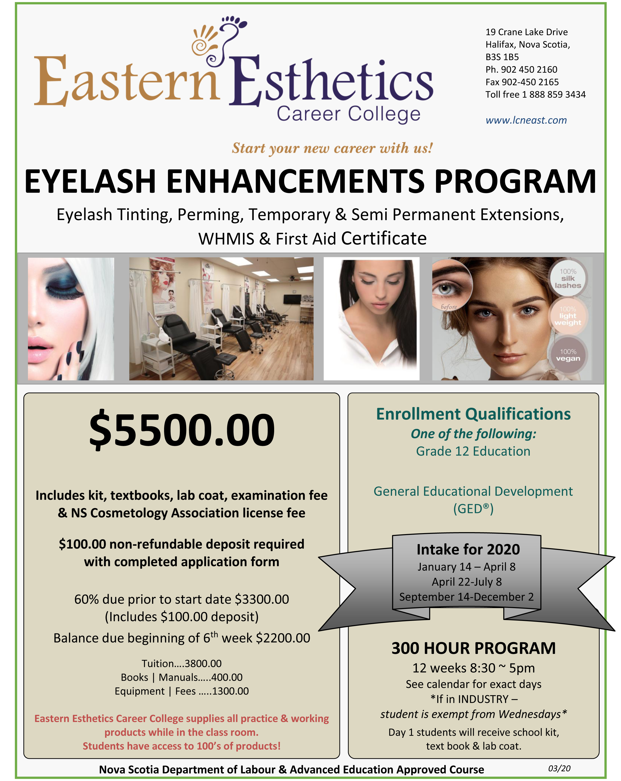 LCN Canada East - Eyelash Enhancements Program