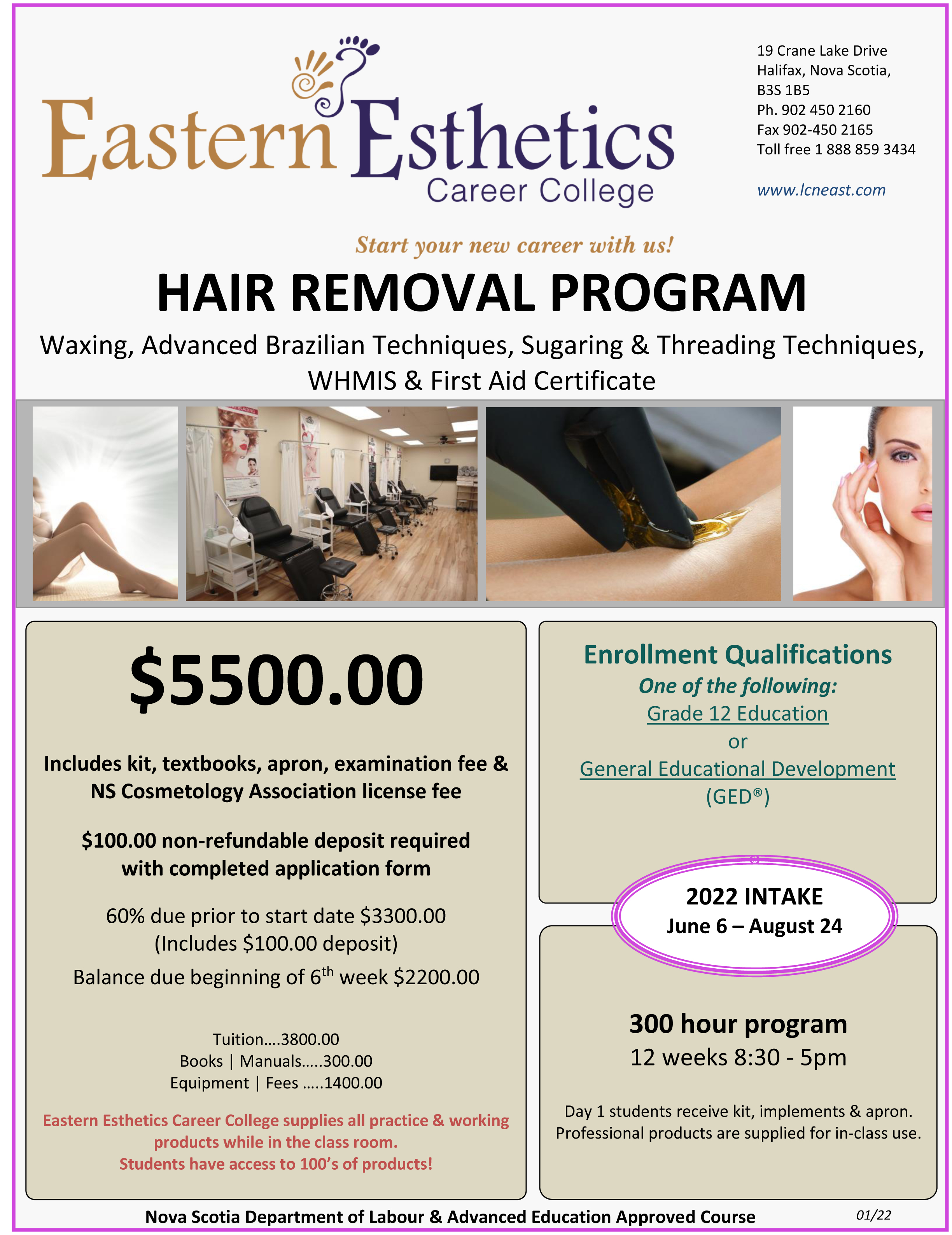 2022 EECC flyer hair removal program January